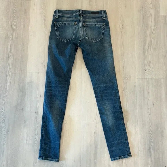 Buckle Black Candiani Denim Fit No. 53 Mid Rise Skinny Size 25 Made in Italy - Picture 8 of 13